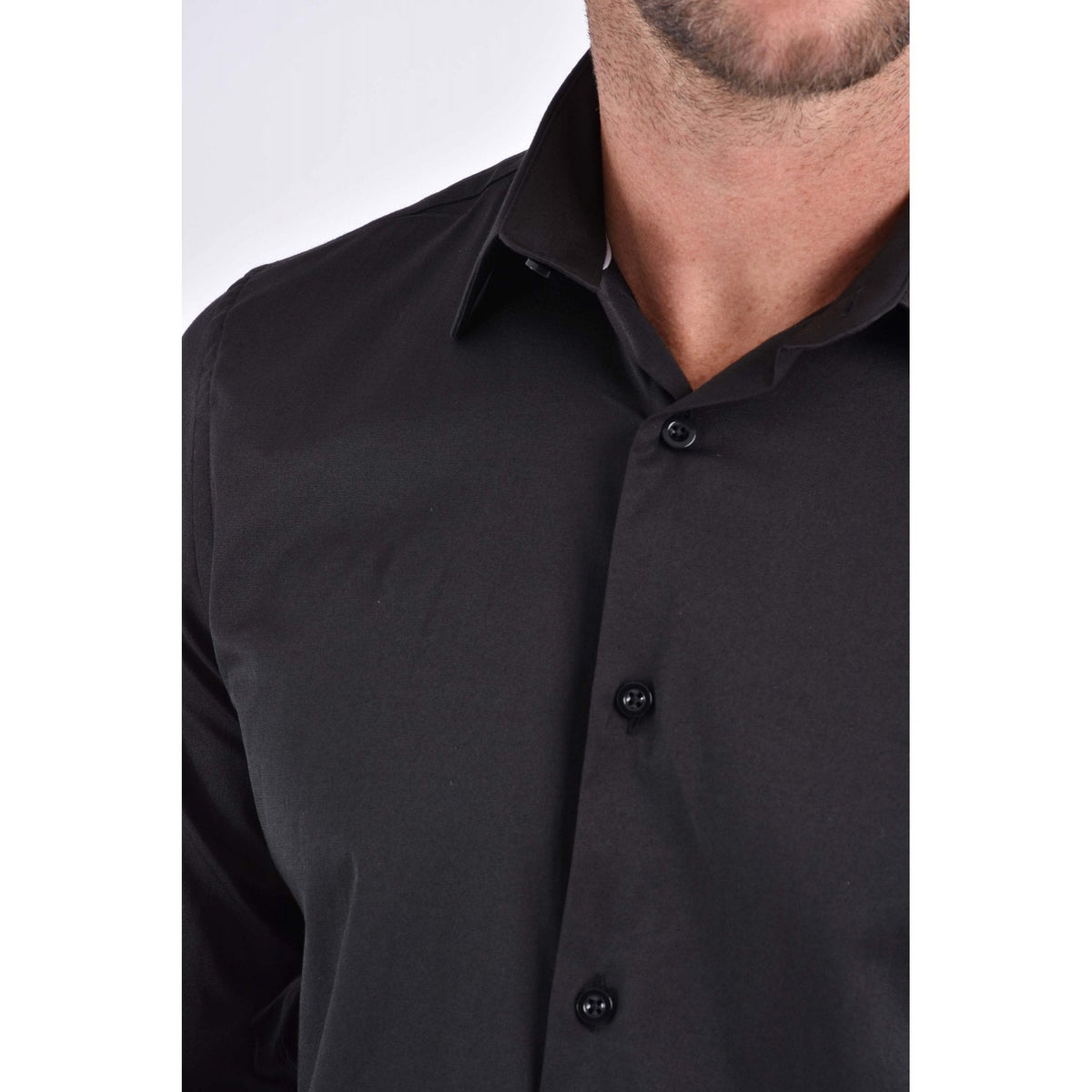 CB 091 Plain Slim Fit Single Cuff Smart Shirt
