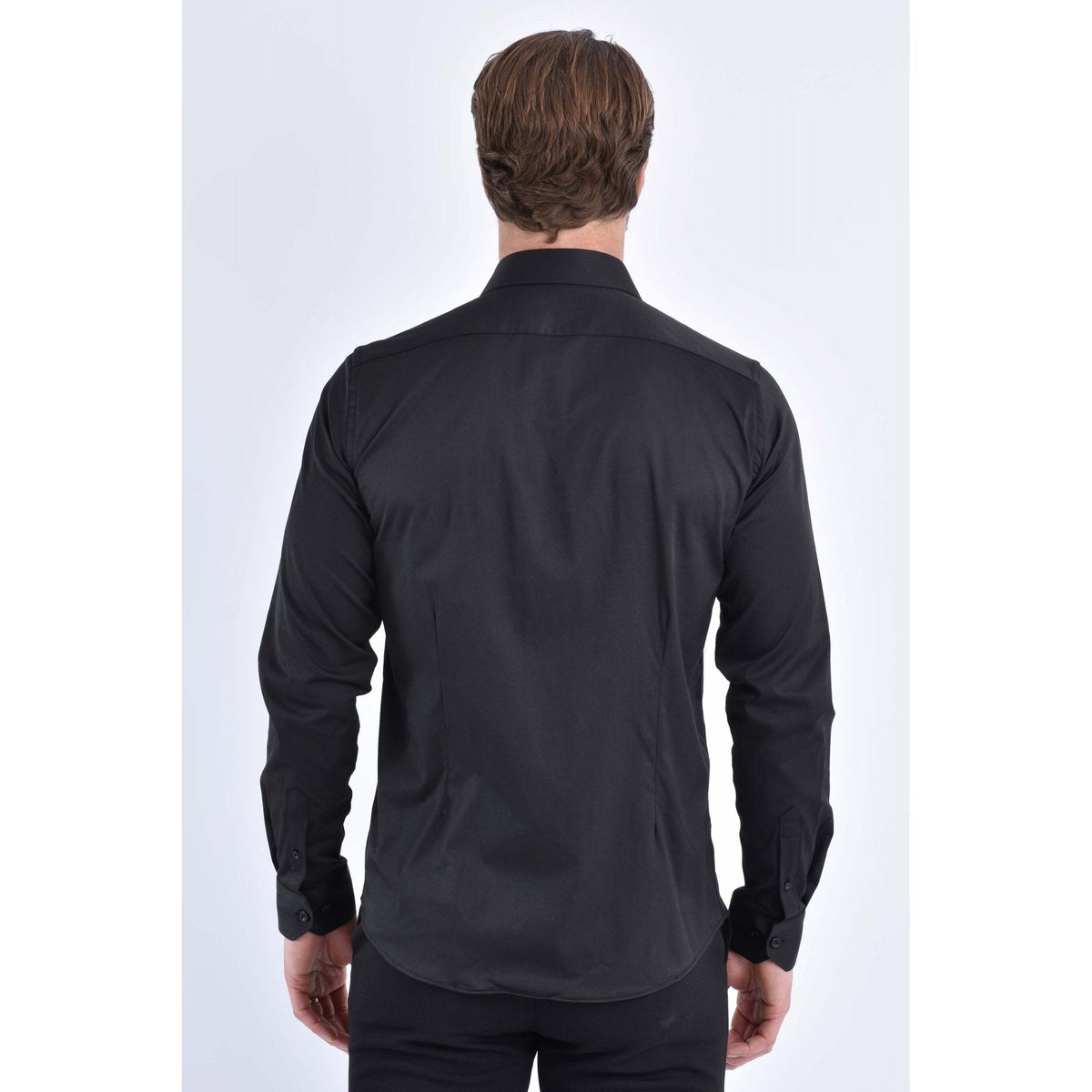 CB 091 Plain Slim Fit Single Cuff Smart Shirt