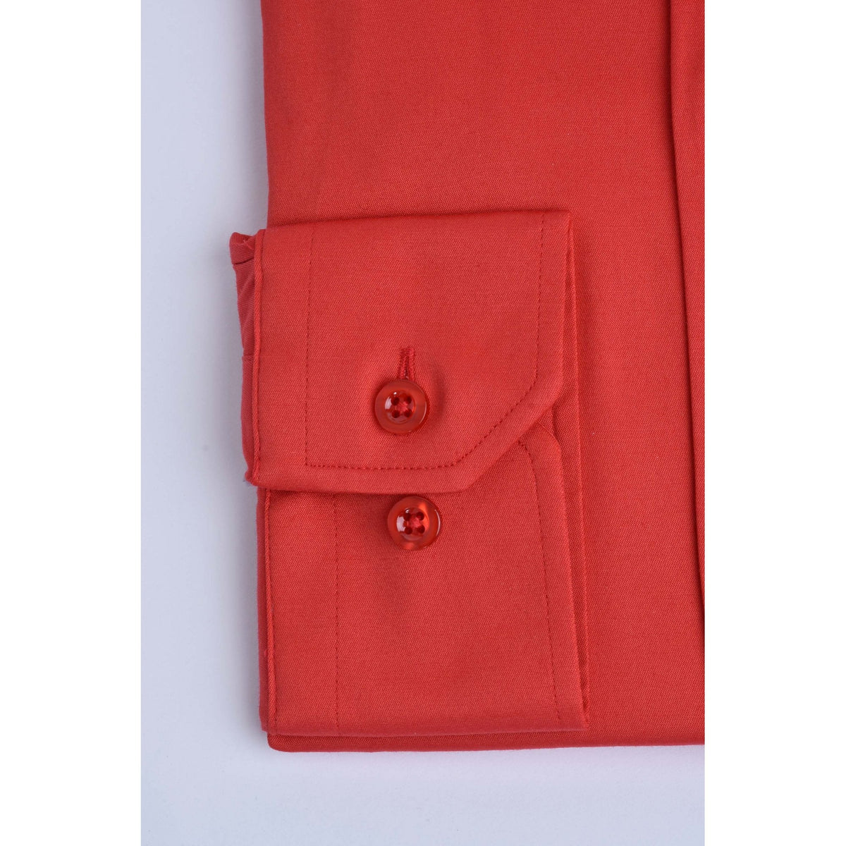 CB 091 Plain Slim Fit Single Cuff Smart Shirt - Red