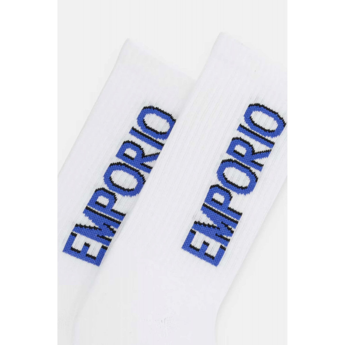 Emporio Armani 0554 AF12299 3-Pack Essential Logo Socks - White