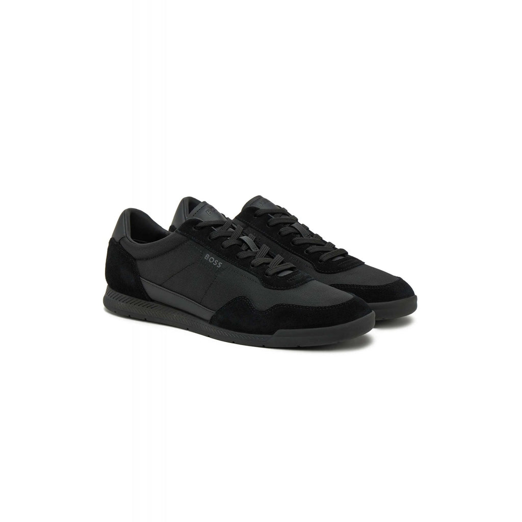 Hugo Boss | 50536524 Titanium SL_sdtnxy Suede Trims Trainers