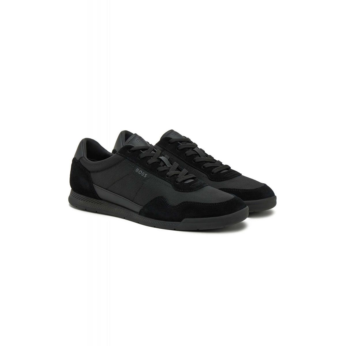 Hugo Boss | 50536524 Titanium SL_sdtnxy Suede Trims Trainers