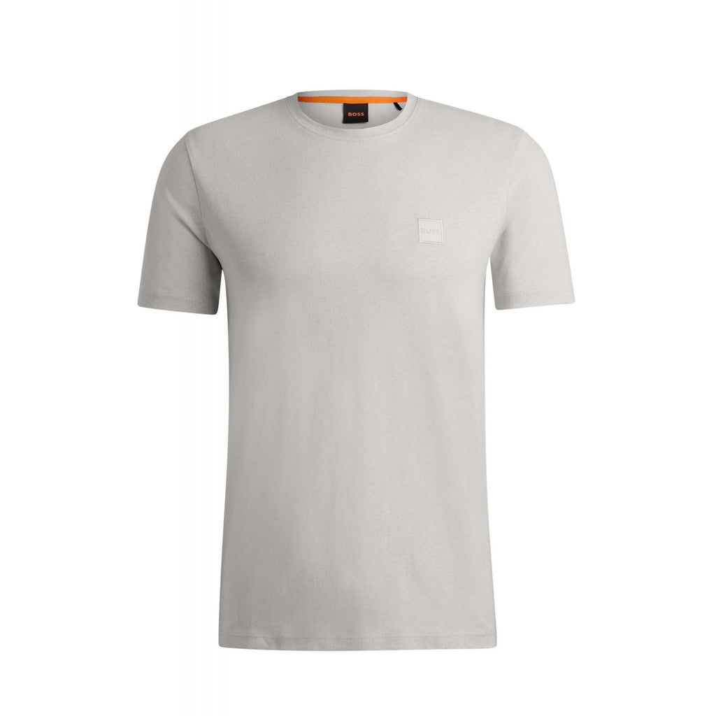 Boss 50508584 Tales Plain Logo Patch Cotton Half Sleeve T-Shirt