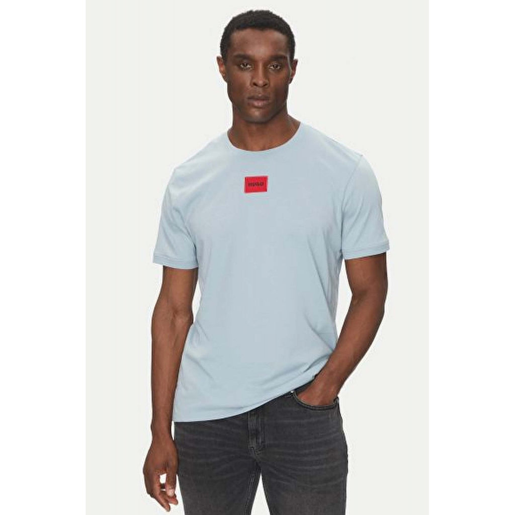 Hugo Boss 50447978 Diragolino Red Box Logo Half Sleeve T-Shirt