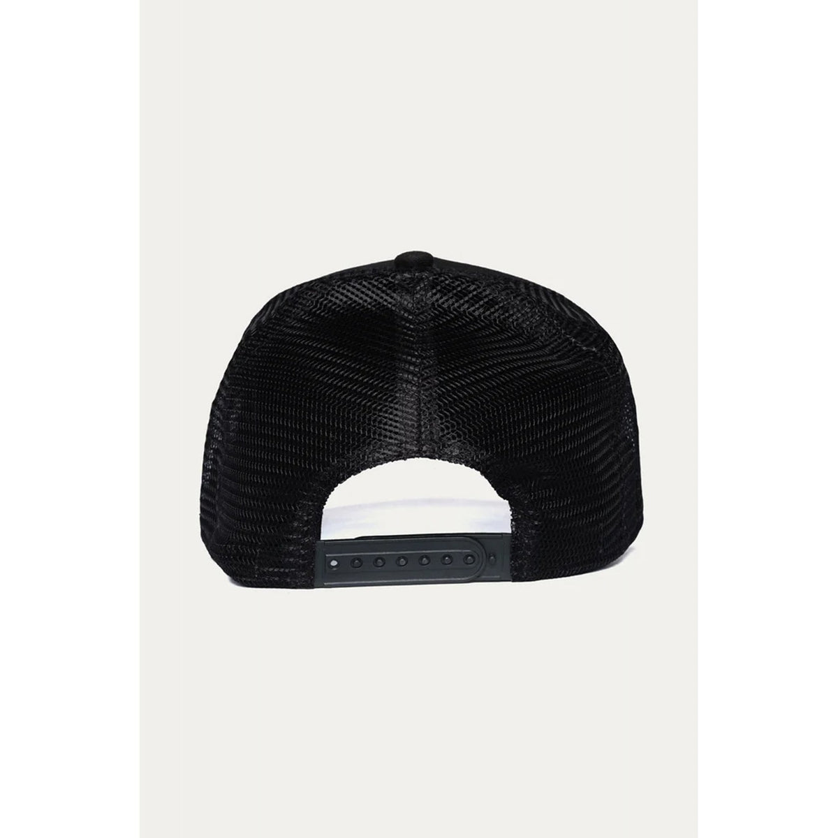 Christian Rose | CR004 Iconic II Trucker Mesh Baseball Cap - Black/Black