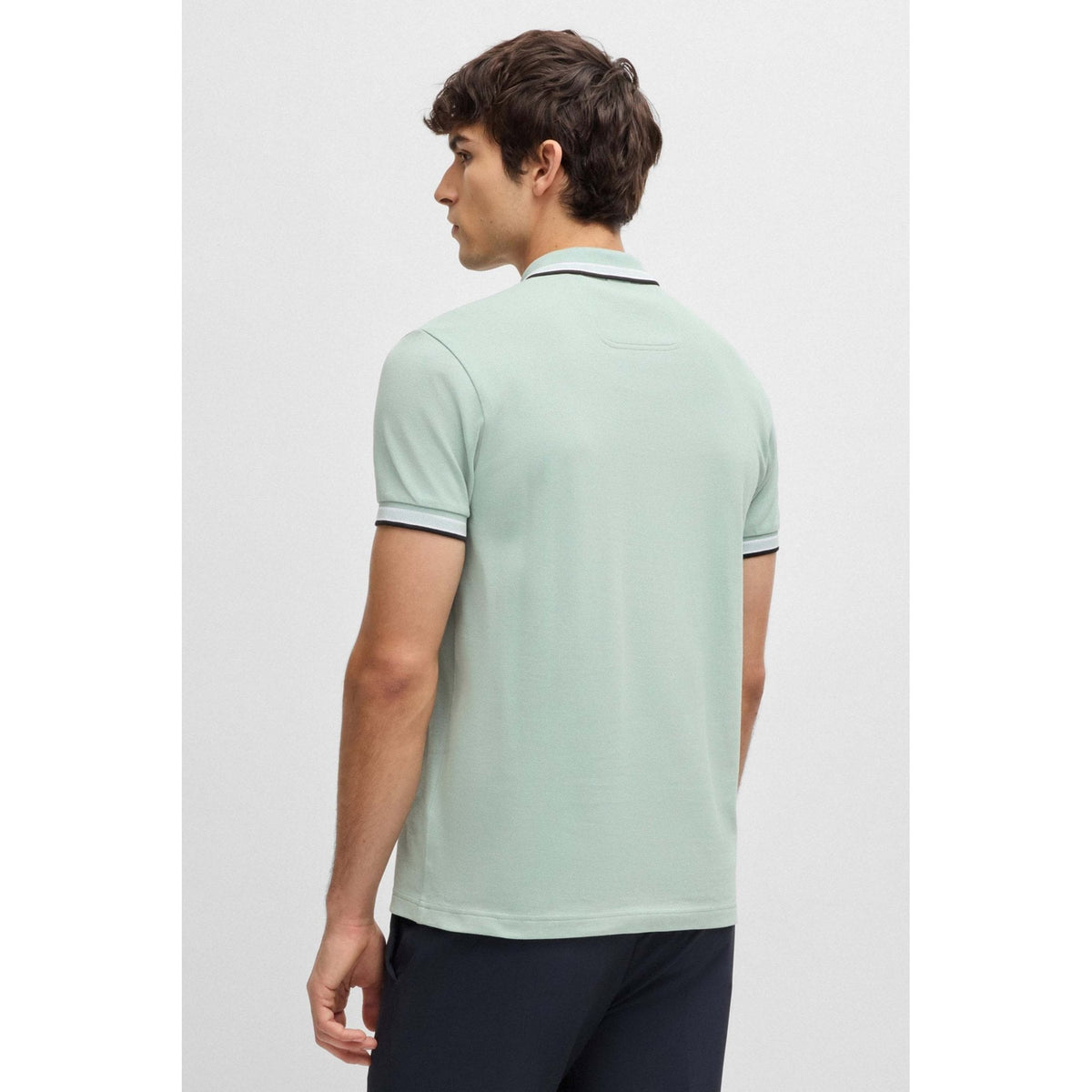 Hugo Boss | 50469055 Paddy Plain Cotton Pique Polo Undercollar Logo T-Shirt