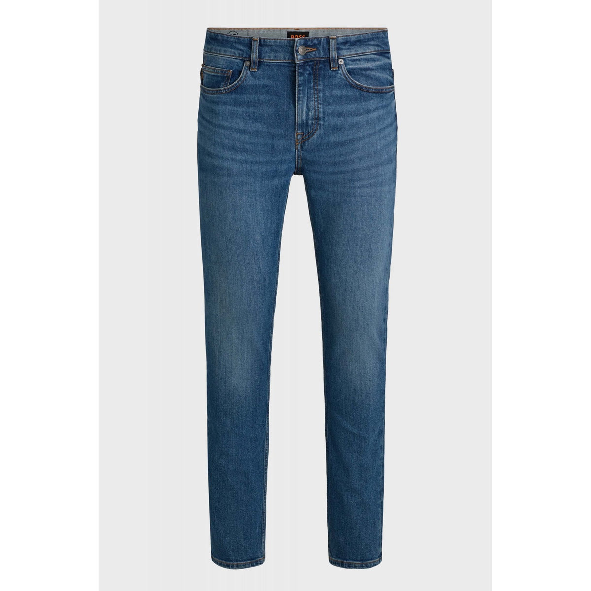 Boss 50532496 Delaware Bo Worker Slim Fit Comfort Stretch Denim Jean - Blue Wash