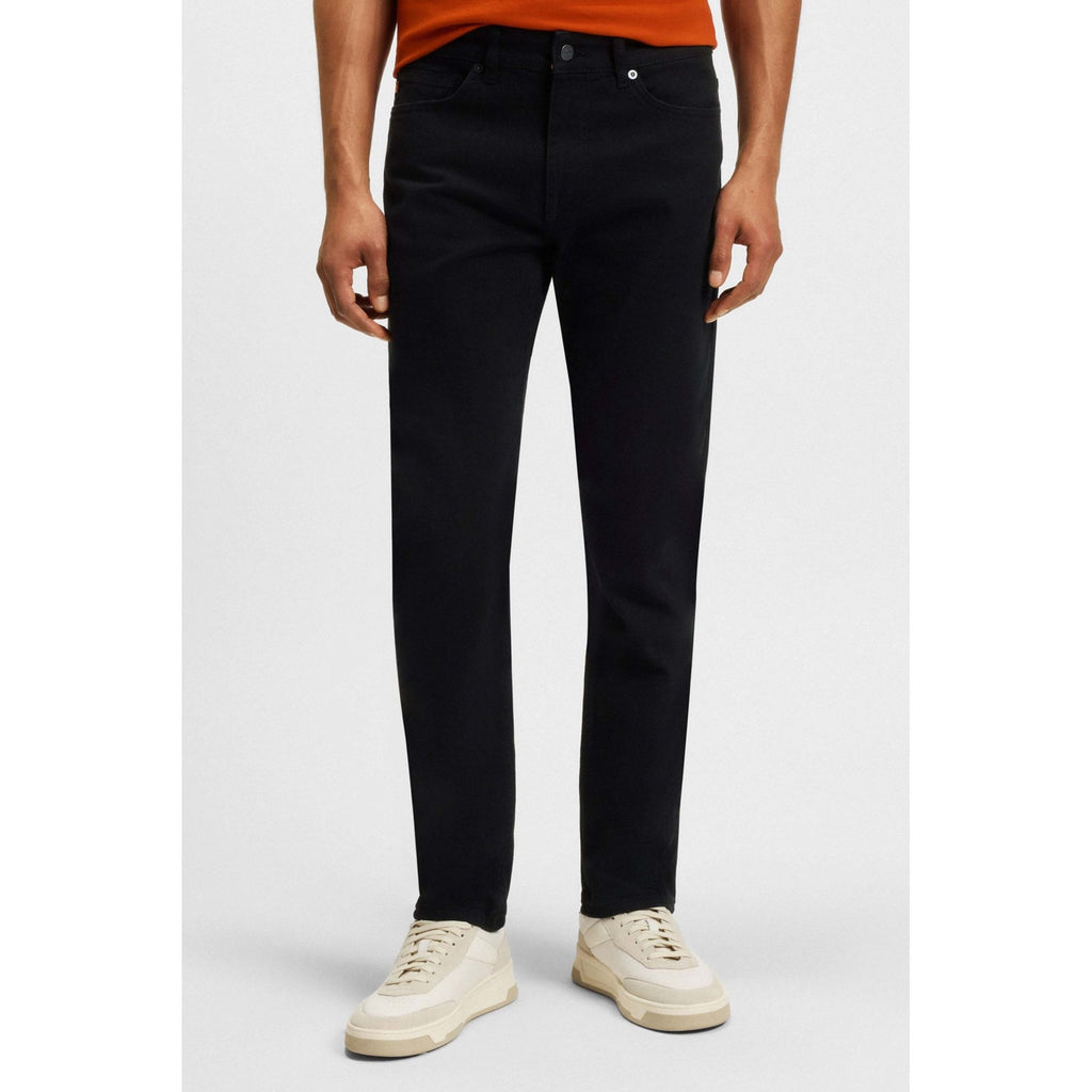 Boss 50521261 Delaware Bo Cobra Slim Fit Comfort Stretch Denim Jean - Black