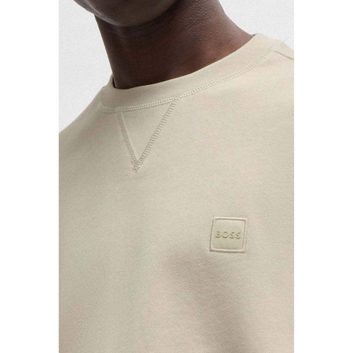 Boss 50509323 Westart Tonal Small Patch Logo Crew Sweat Top