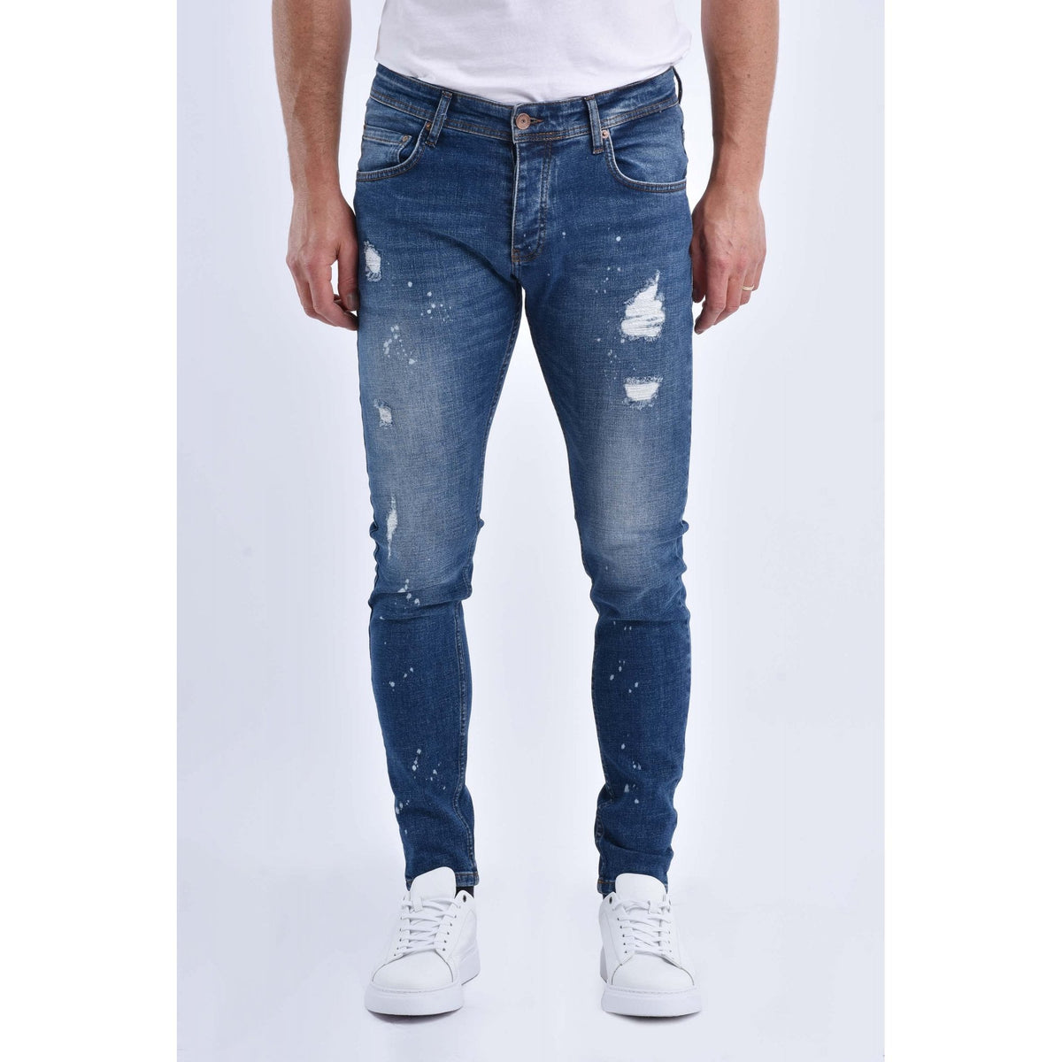 Nico Dolce | Rocky Slim Fit Stretch Denim Wash Jean