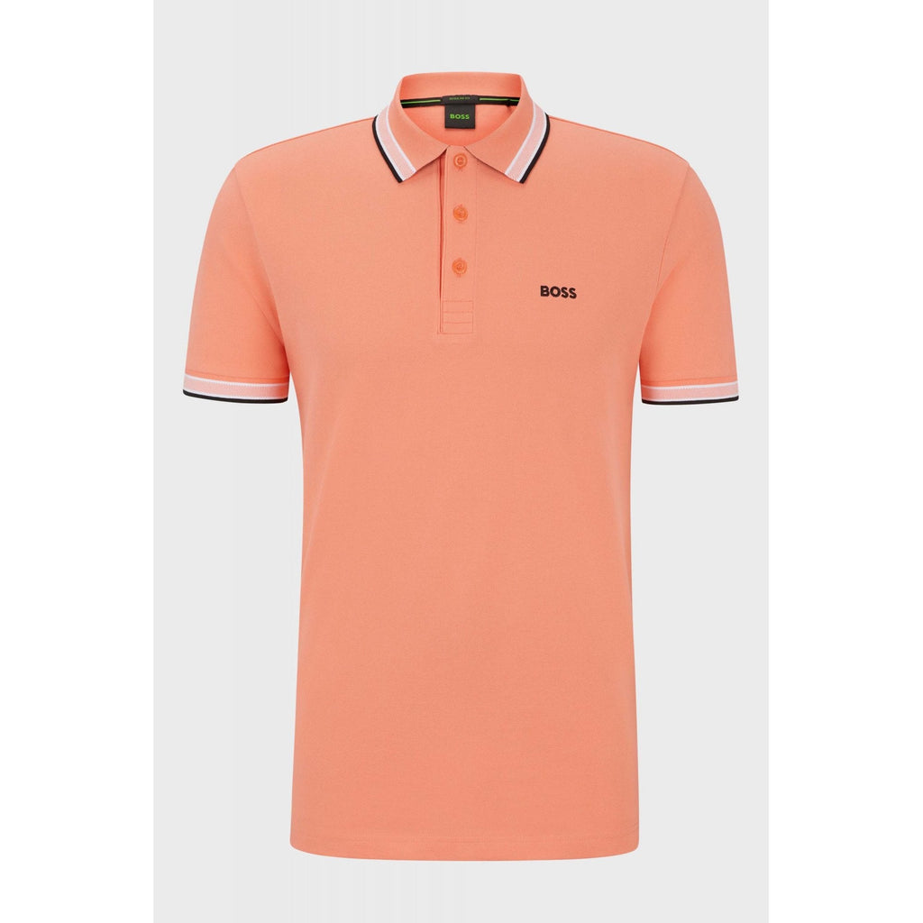Hugo Boss | 50469055 Paddy Plain Cotton Pique Polo Undercollar Logo T-Shirt