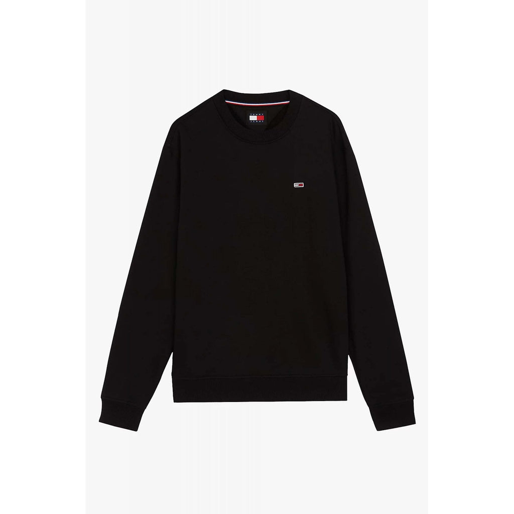 Tommy Jeans | DM20741 Brushed Fleece Small Flag Logo Crew Sweat Top