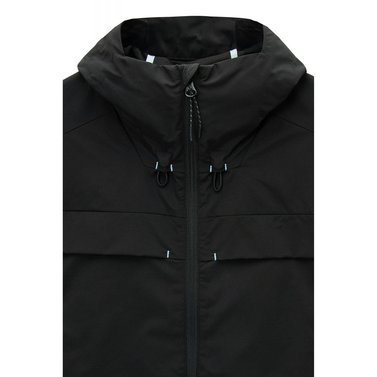 Weekend Offender JK3A35 Guadalajara Lightweight Windbreaker Hood Jacket - Black
