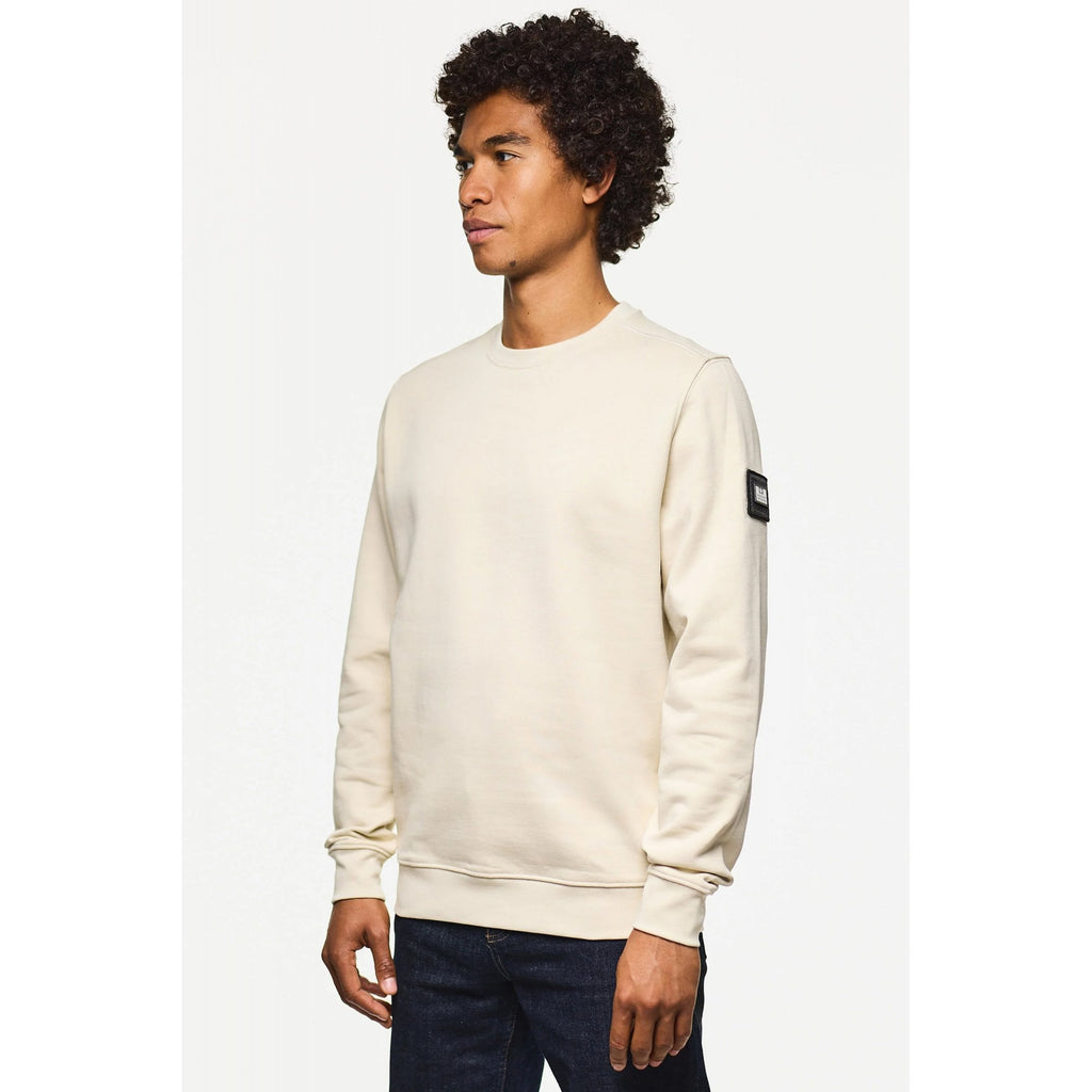Weekend Offender SW3A21 Thunder Cotton Jersey Crew Neck Sweat Top