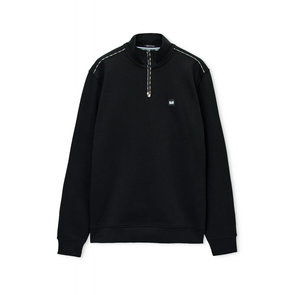 Weekend Offender SW3A17 Matisa Quarter Zip Long Sleeve High Neck Sweat Top