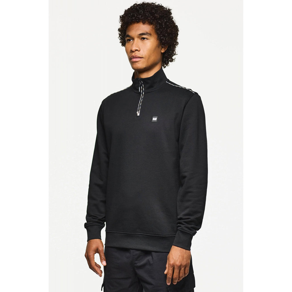 Weekend Offender SW3A17 Matisa Quarter Zip Long Sleeve High Neck Sweat Top