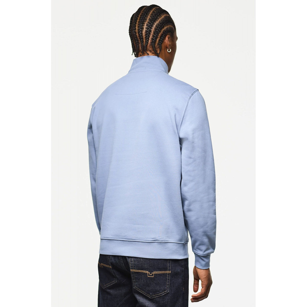 Weekend Offender SW3A17 Matisa Quarter Zip Long Sleeve High Neck Sweat Top