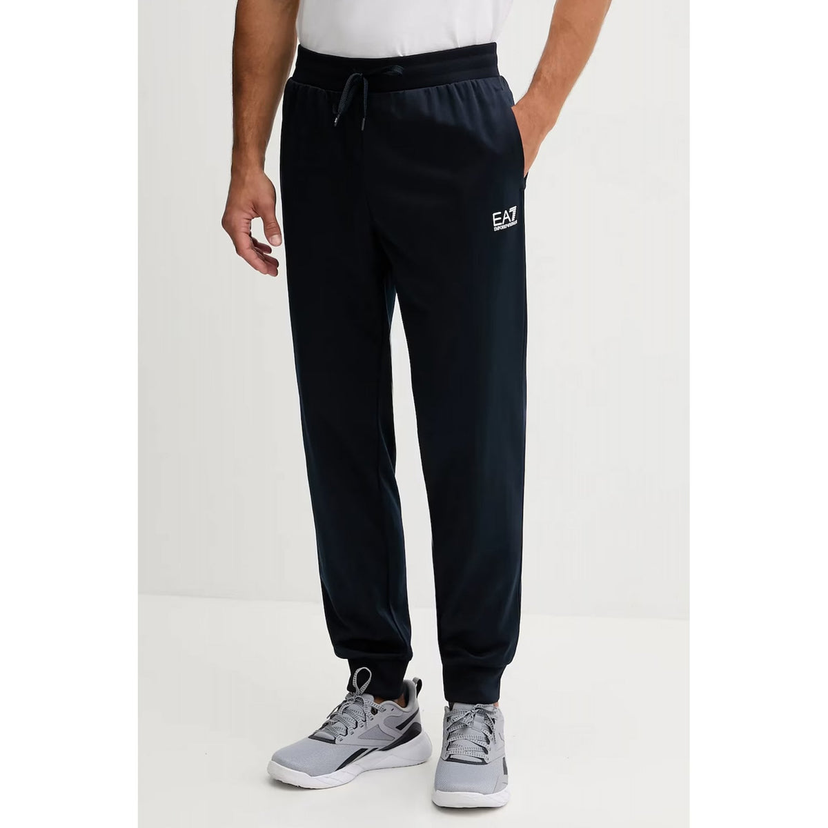EA7 | Emporio Armani AF12449 0970 Contrast 7 Lines Tape Tracksuit Set - Dark Navy