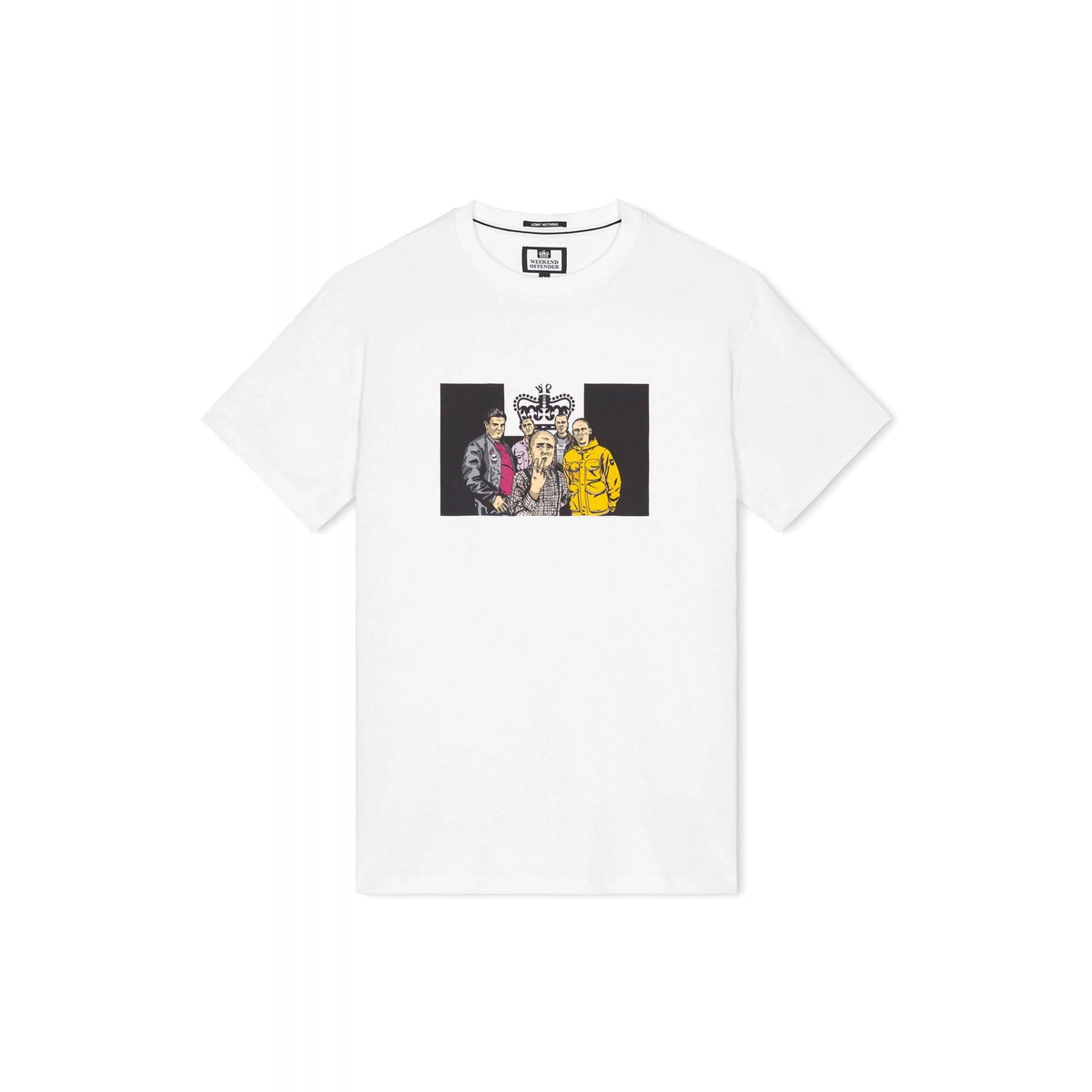 Weekend Offender PT3A24 T.I.E Shane Meadows Graphic Print T-Shirt - White
