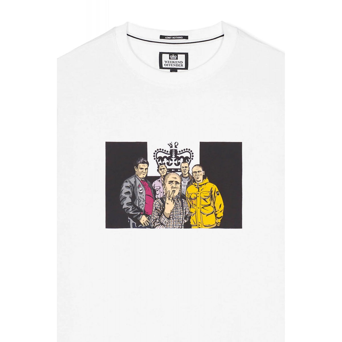 Weekend Offender PT3A24 T.I.E Shane Meadows Graphic Print T-Shirt - White