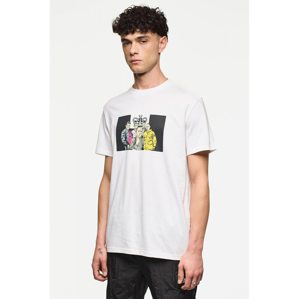 Weekend Offender PT3A24 T.I.E Shane Meadows Graphic Print T-Shirt - White