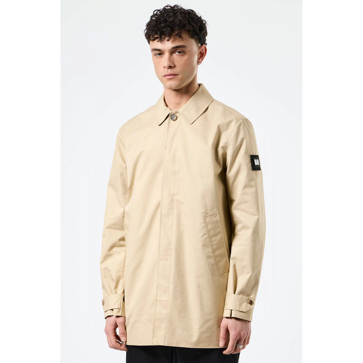Weekend Offender 2421 Whitehouse Mid Length Mac Lightweight Collar Jacket