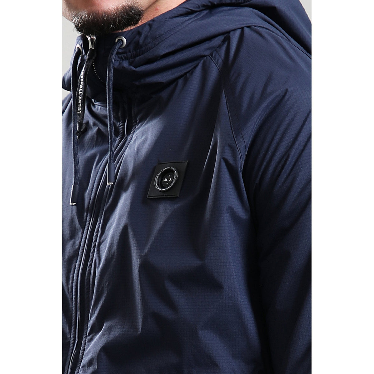 Marshall Artist | 1096 Nylon Ripstop Blackridge Lightweight Shell Hood Jacket - Navy
