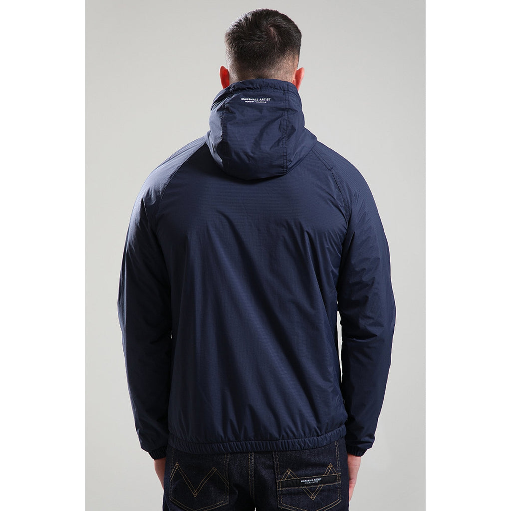 Marshall Artist | 1096 Nylon Ripstop Blackridge Lightweight Shell Hood Jacket - Navy