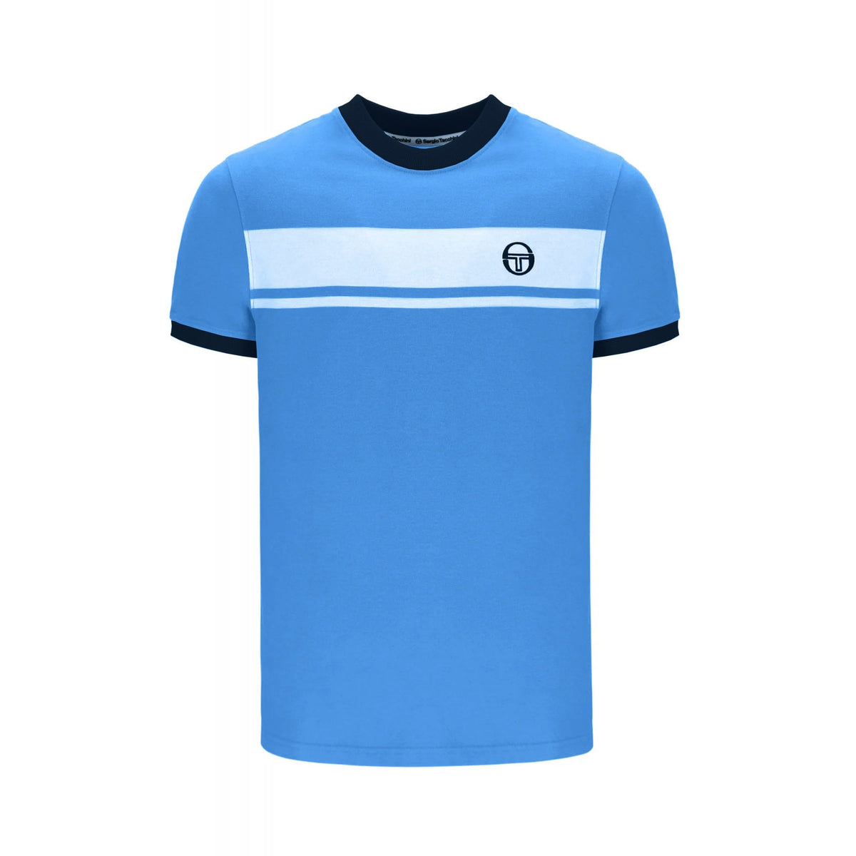 Sergio Tacchini | Master 4593 Retro Contrast Stripe Half Sleeve T-Shirt