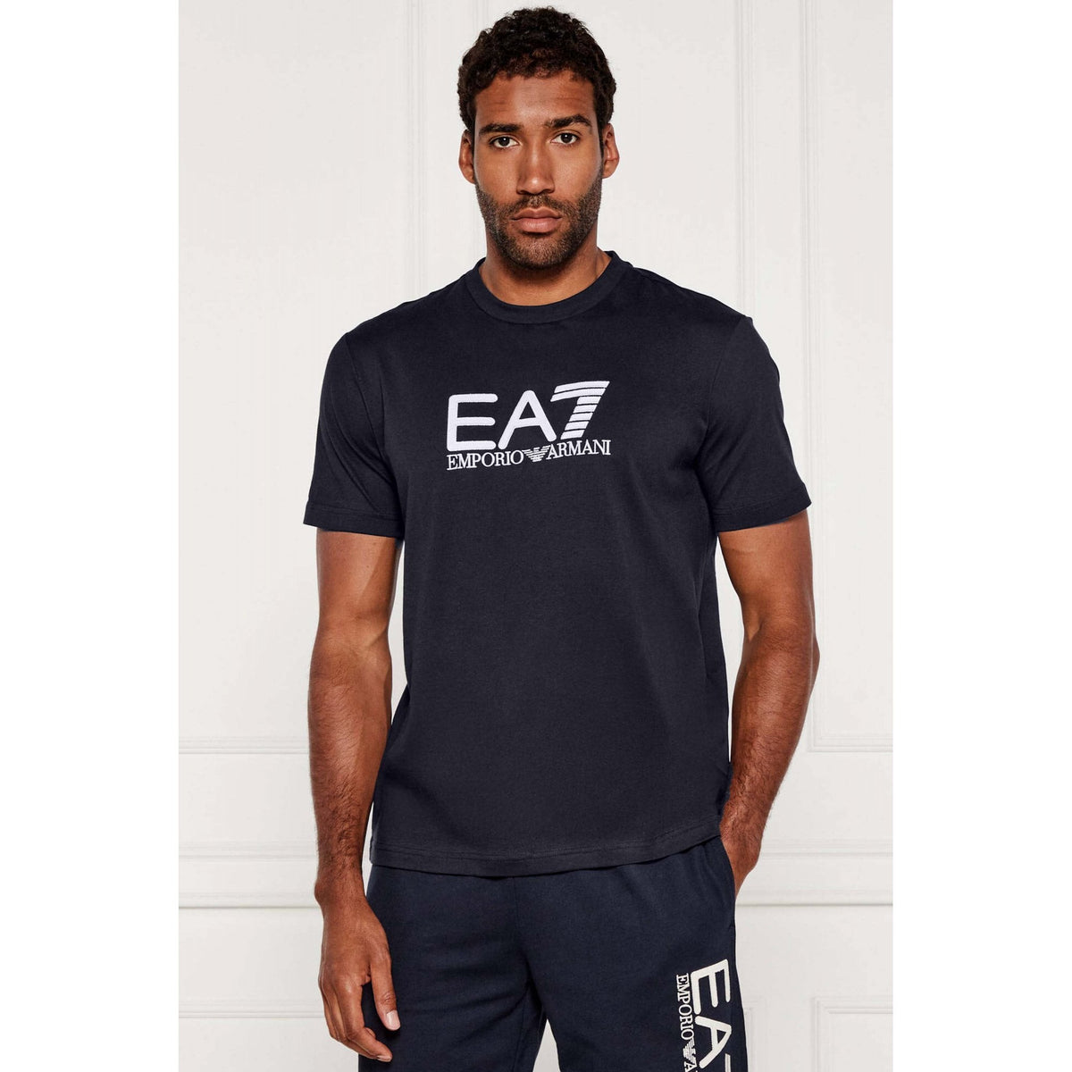 EA7 | Emporio Armani 7M000898 AF10375 Train Visibility Chest Logo Half Sleeve T-Shirt