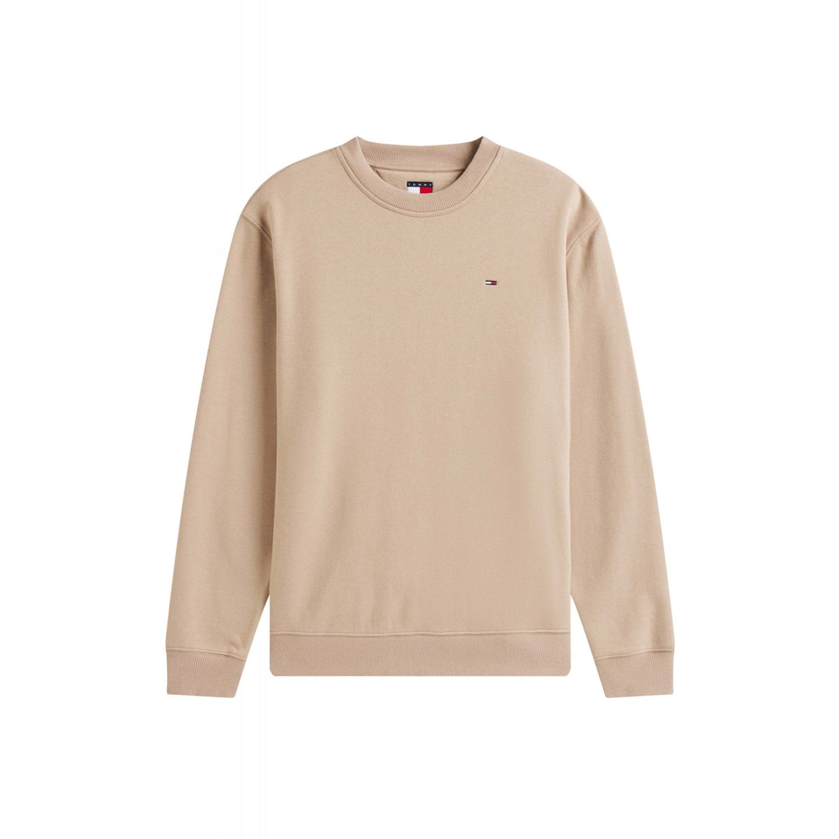 Tommy Jeans | DM20741 Brushed Fleece Small Flag Logo Crew Sweat Top