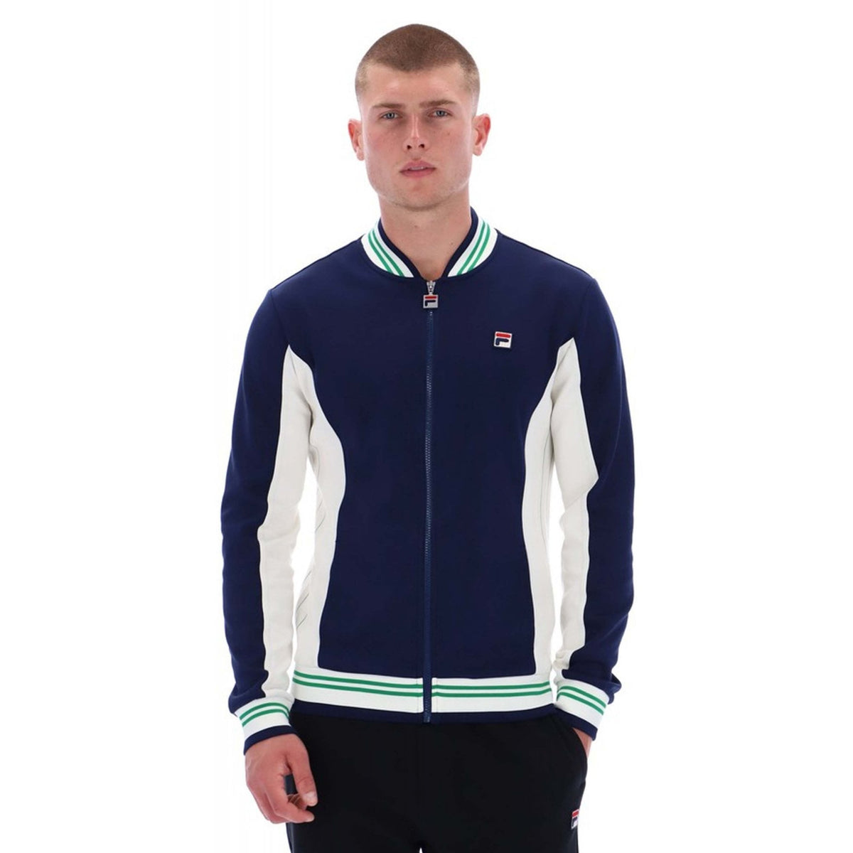 Fila Settanta LM161RN1 Vintage Baseball Collar Track Top