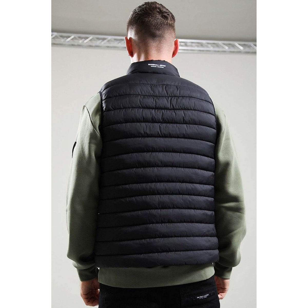 Marshall Artist | 11087 Oakdale High Neck Bubble Quilted Vest Gilet