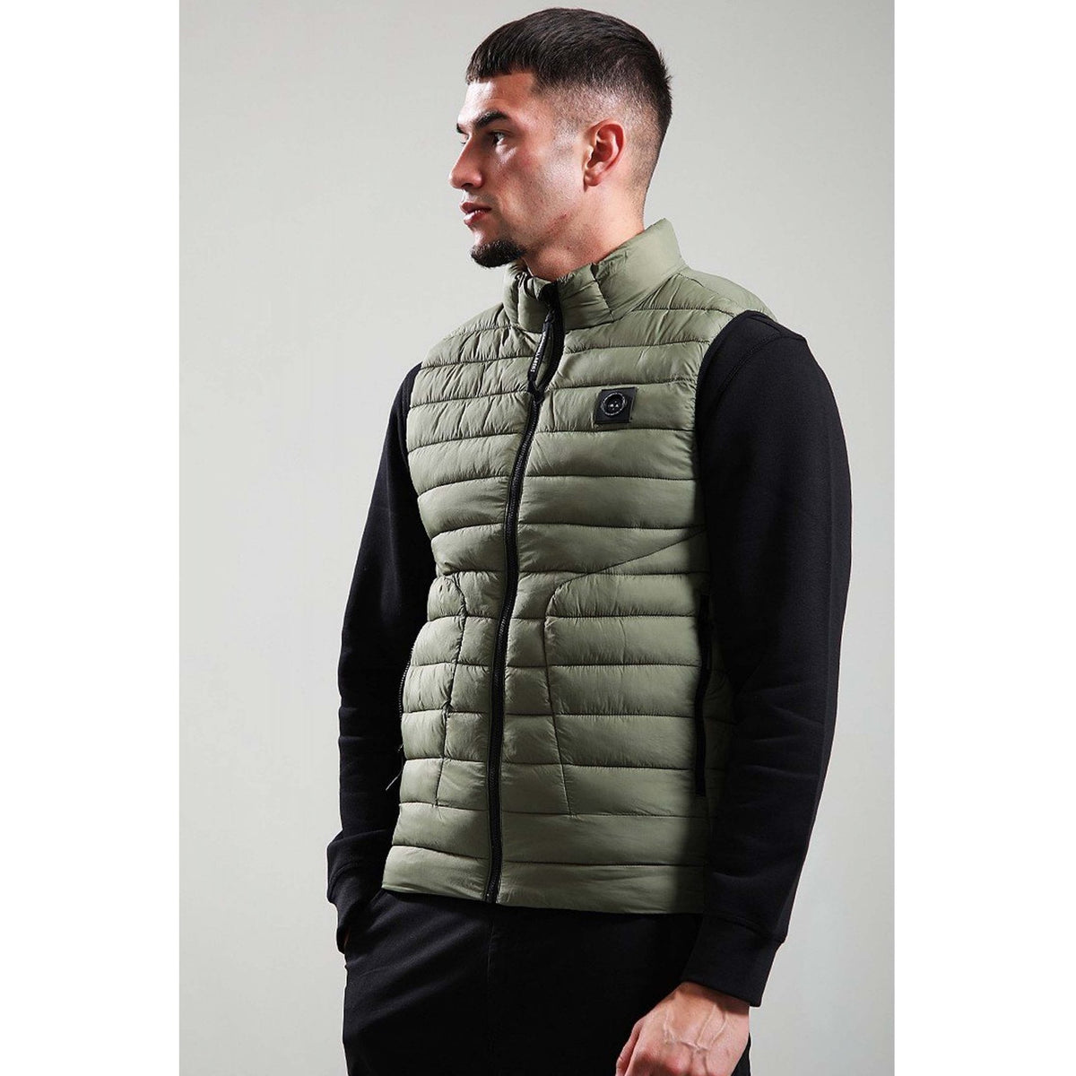 Marshall Artist | 11087 Oakdale High Neck Bubble Quilted Vest Gilet