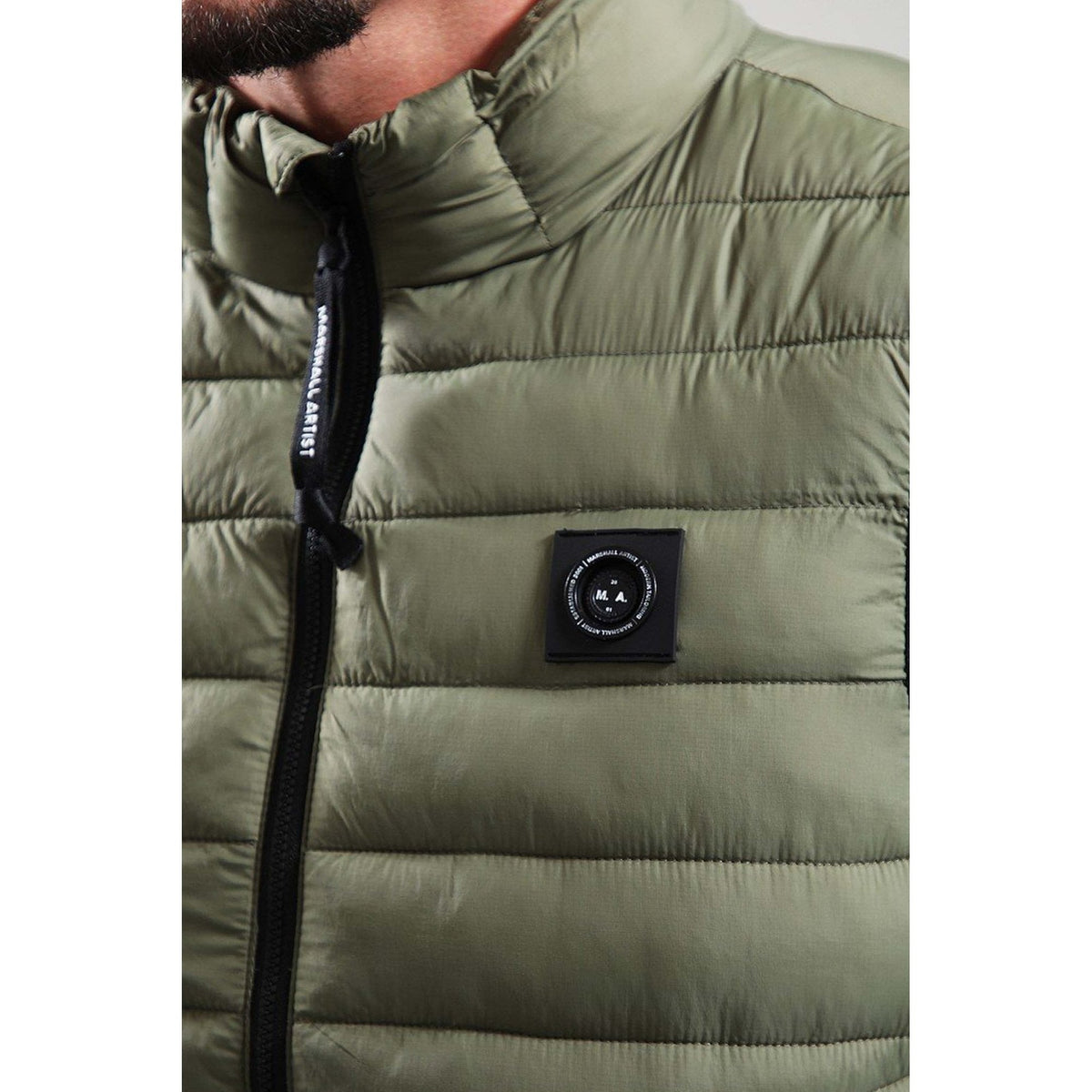 Marshall Artist | 11087 Oakdale High Neck Bubble Quilted Vest Gilet