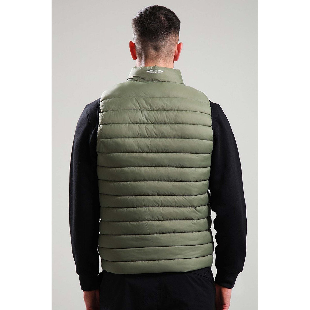Marshall Artist | 11087 Oakdale High Neck Bubble Quilted Vest Gilet