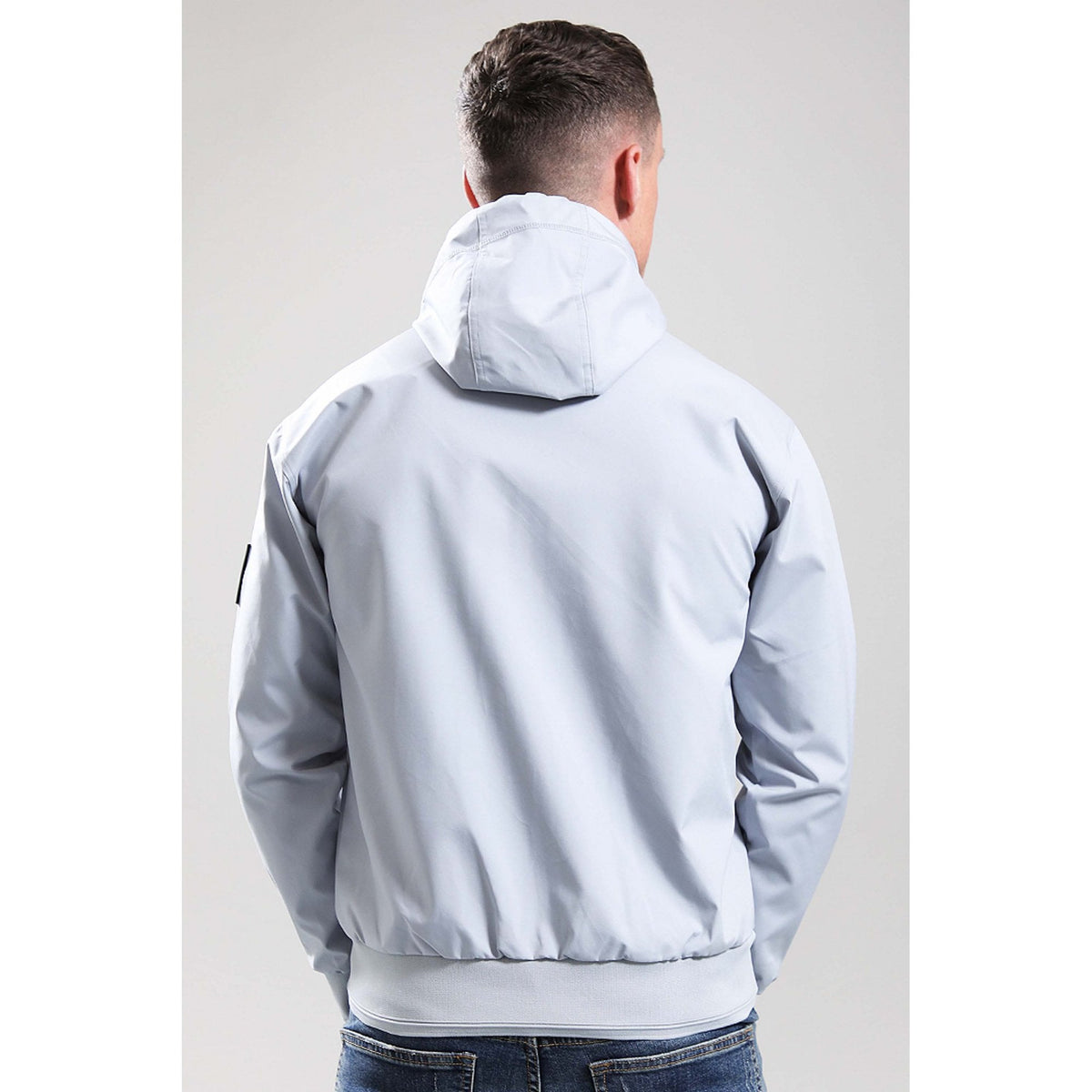Marshall Artist | 1089 Meldon Lightweight Soft Shell Hood Jacket - Ghost Grey