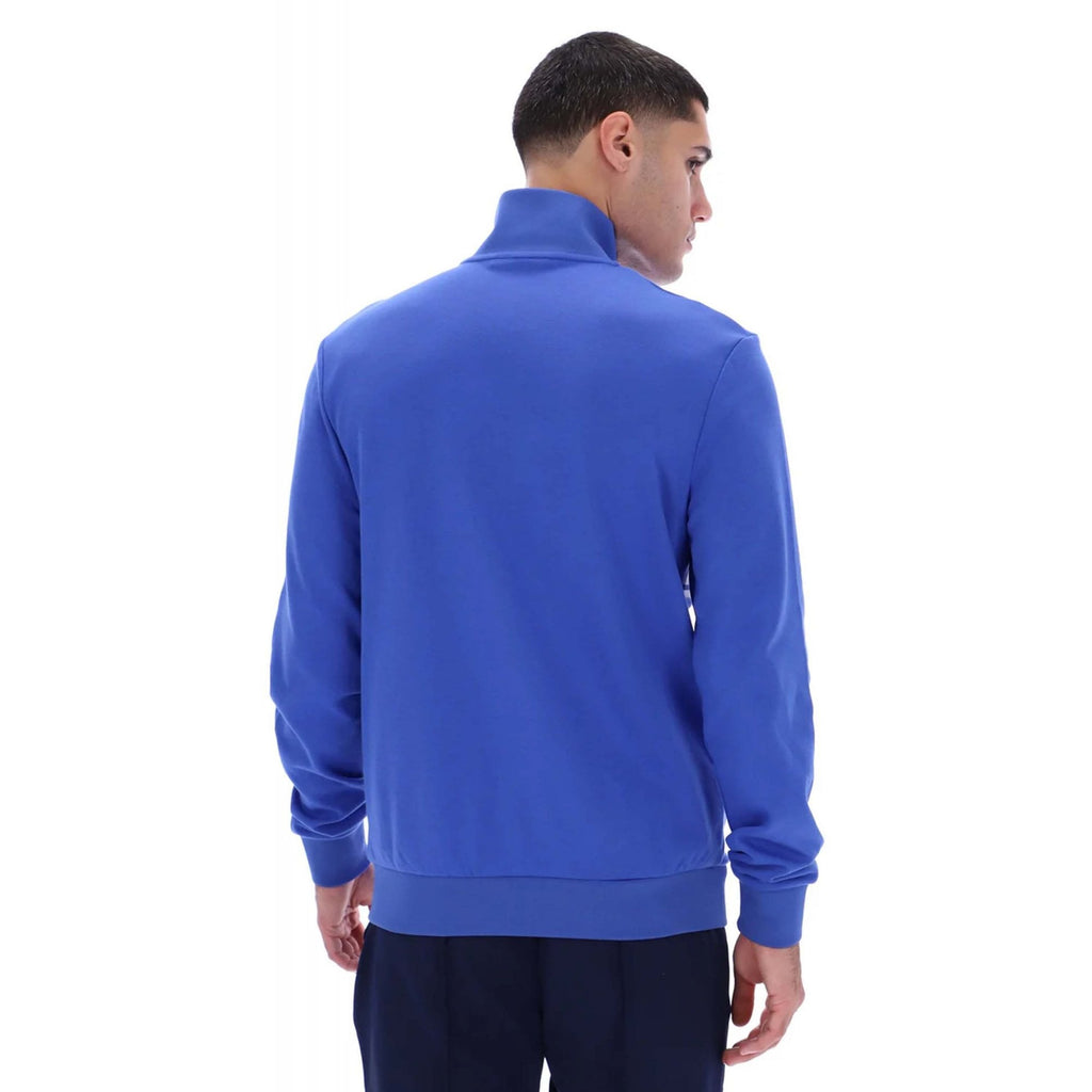 Fila Vintage Vinnie MH028 Contrast Stripe Panel Cut & Sew Track Top - Dazzling Blue