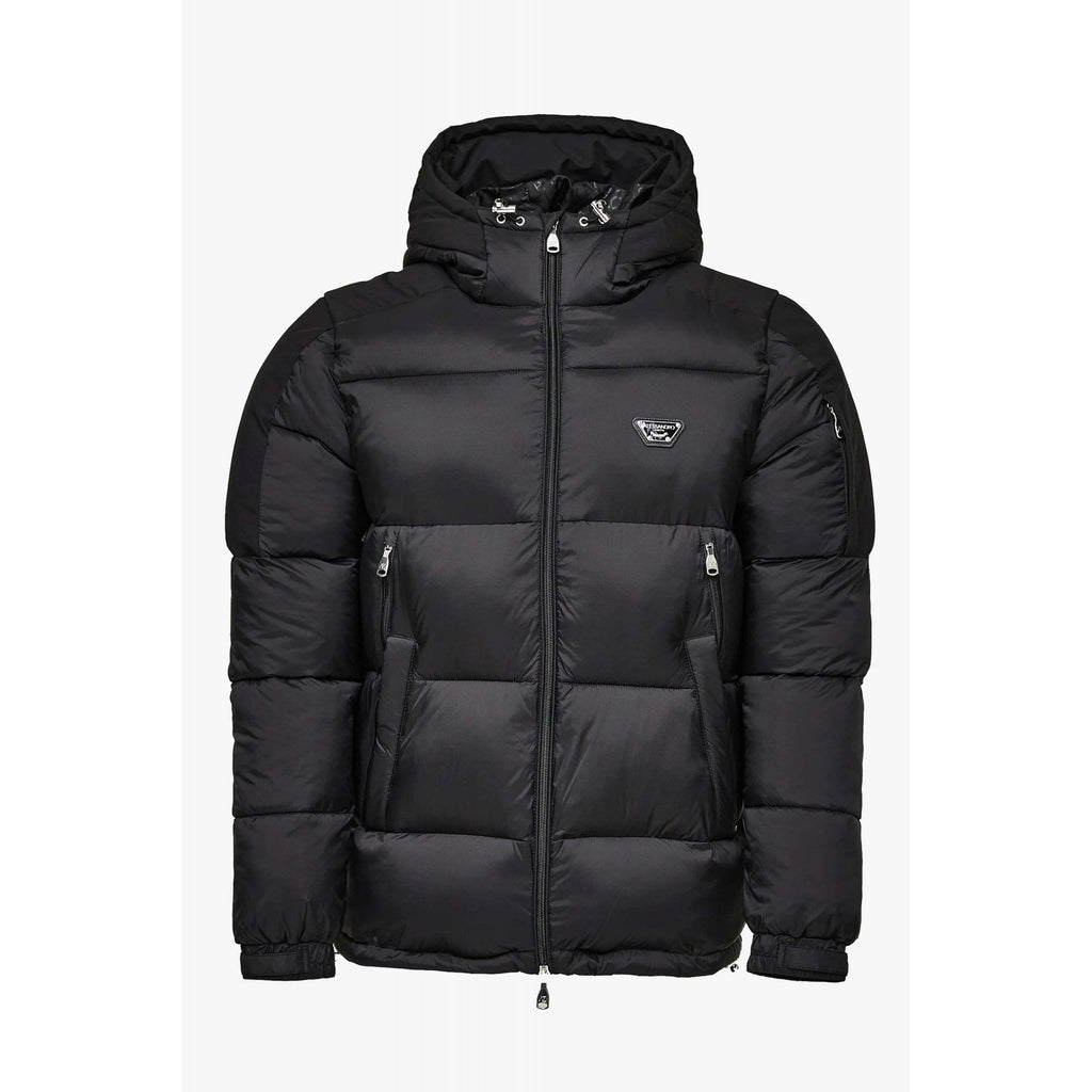 Alessandro Zavetti | AZ Nevori 8510 Short Puffer Hood Jacket - Black