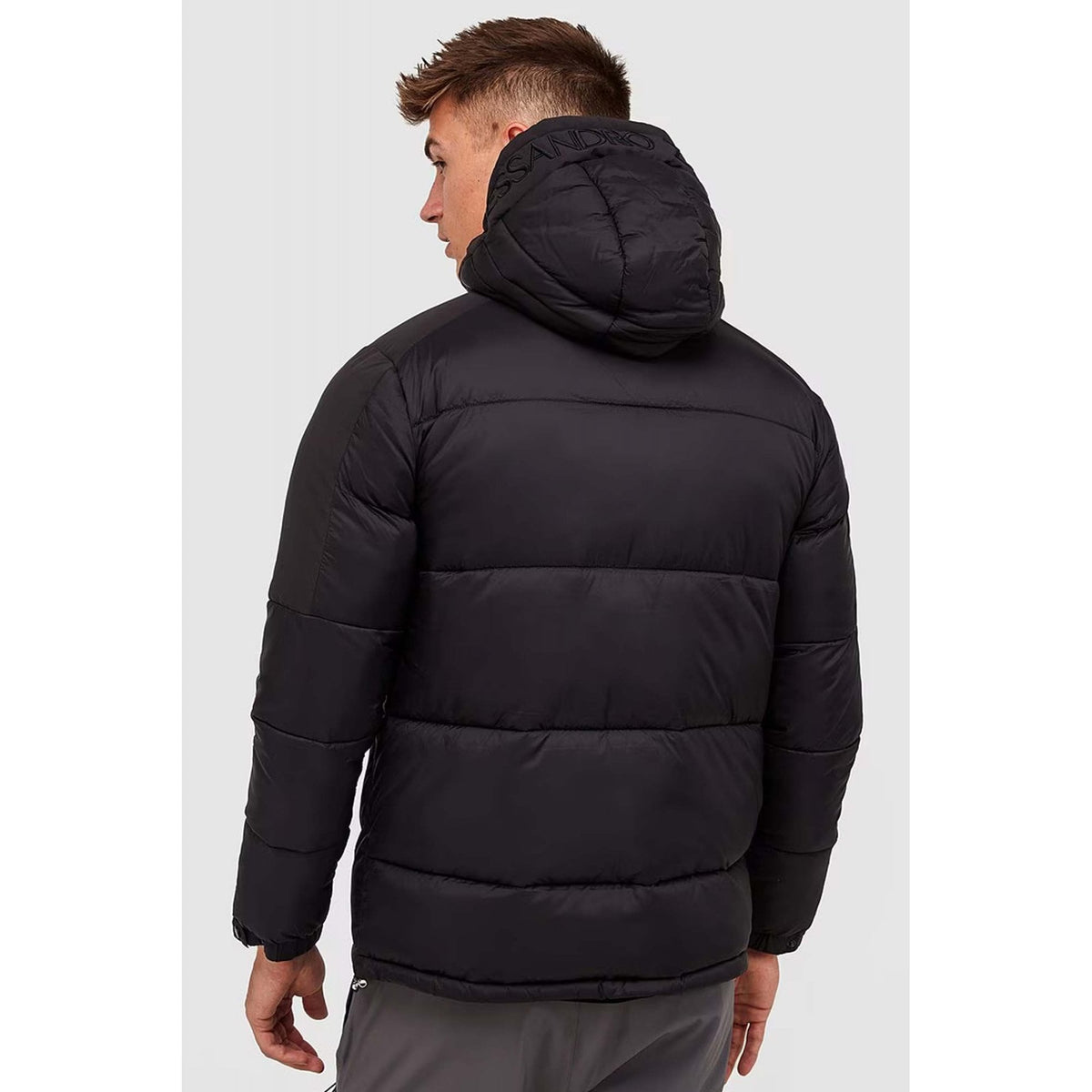 Alessandro Zavetti | AZ Nevori 8510 Short Puffer Hood Jacket - Black