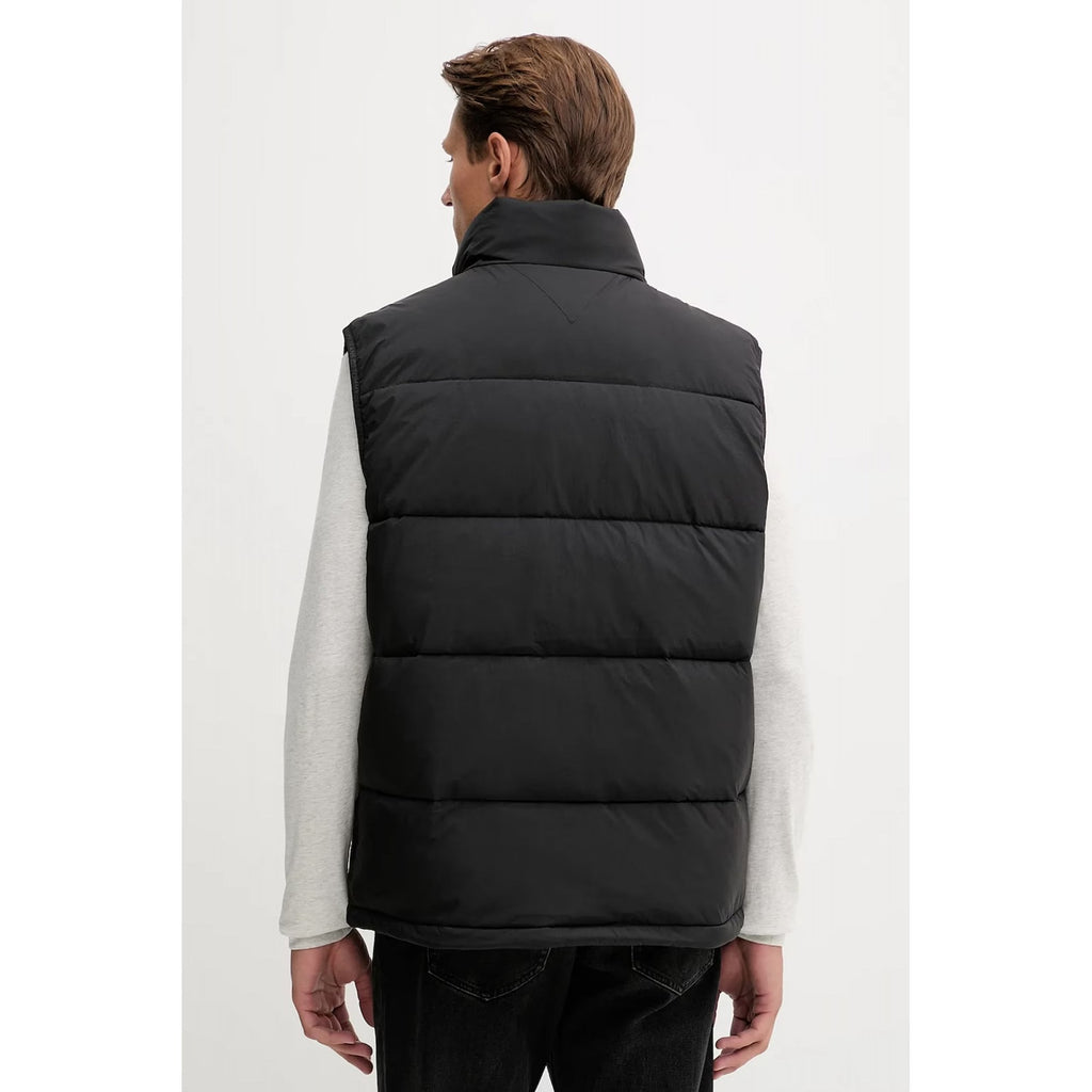 Tommy Jeans | DM22069 Vail Puffer Padded Quilted Sleeveless Gilet - Black