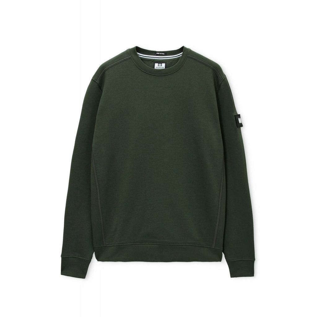 Weekend Offender SW3A21 Thunder Cotton Jersey Crew Neck Sweat Top