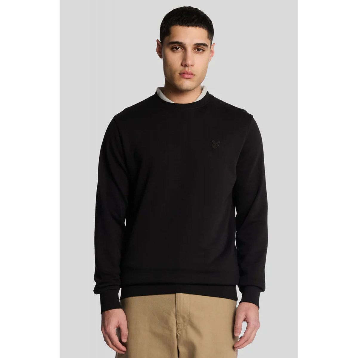 Lyle & Scott | ML2255TON Tonal Superfine Cotton Crew Neck Sweat Top