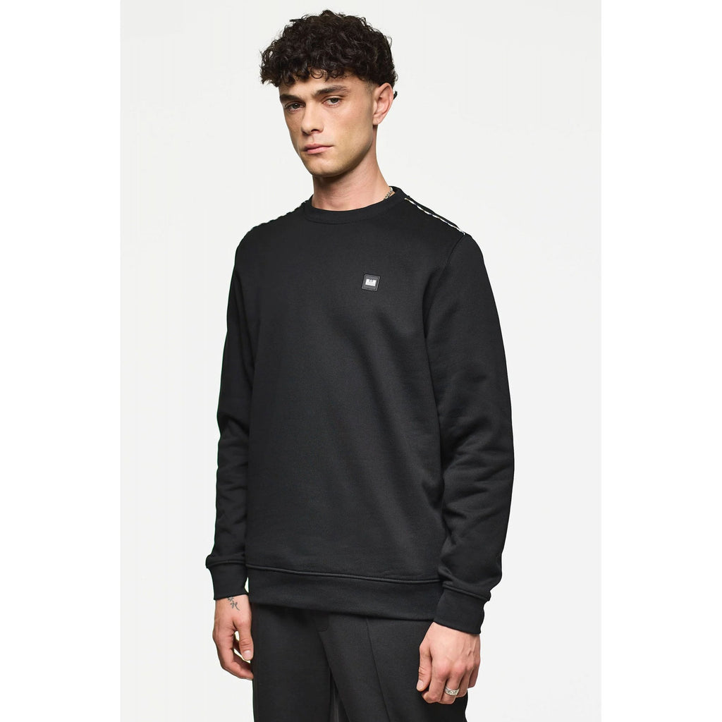 Weekend Offender SW3A18 Vega Check Piping Cotton Sweat Top