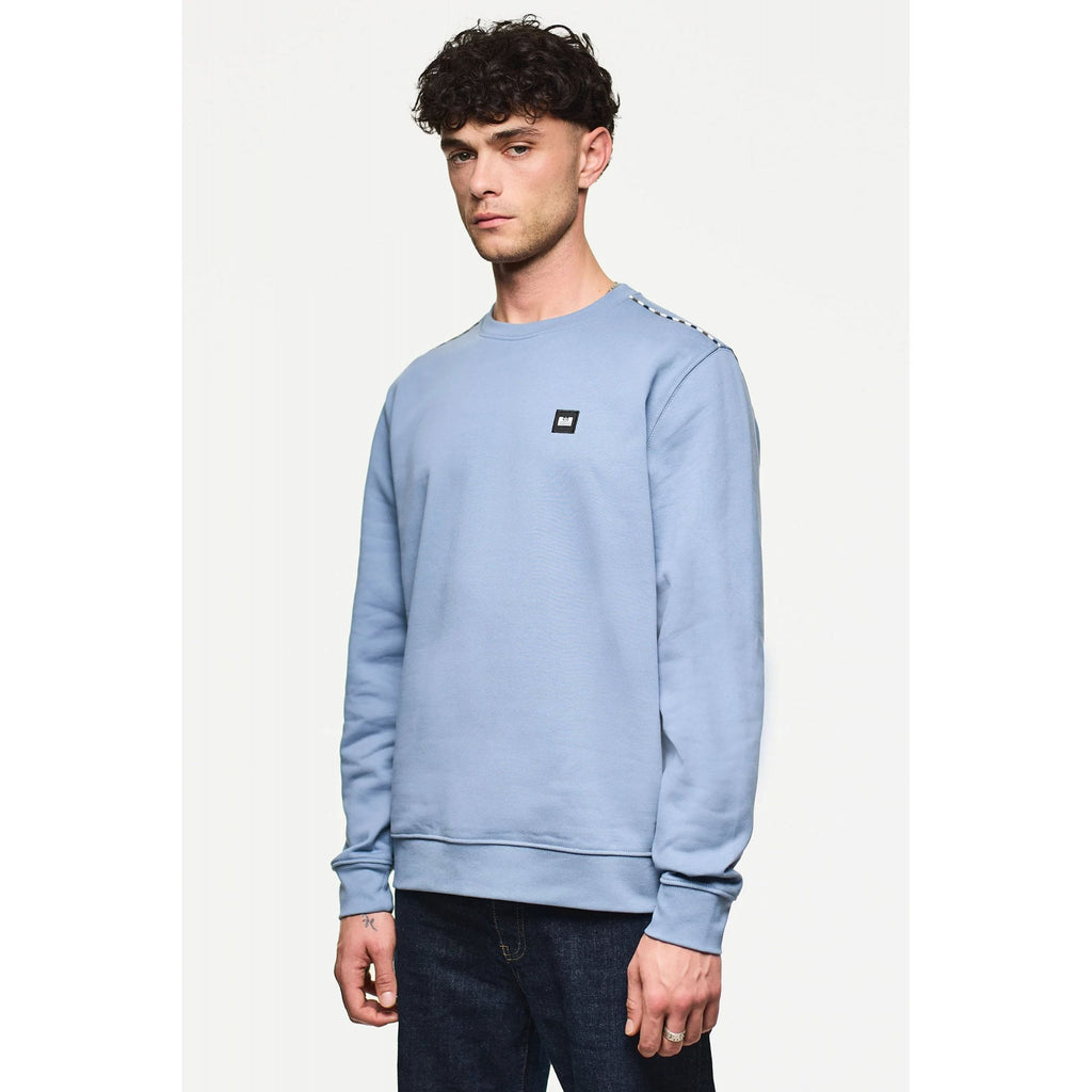 Weekend Offender SW3A18 Vega Check Piping Cotton Sweat Top