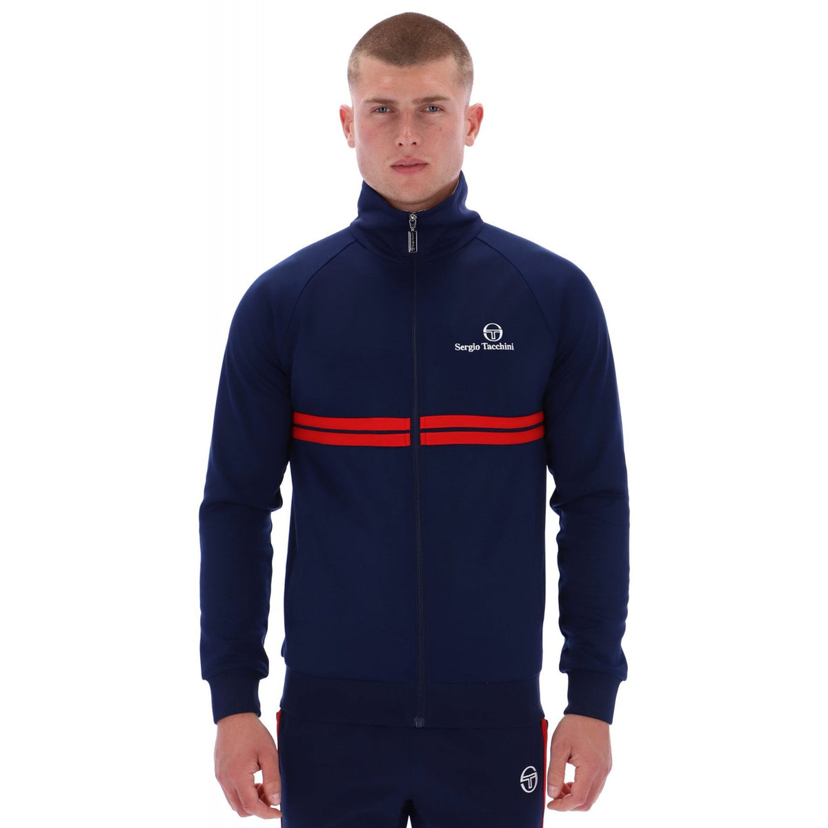 Sergio Tacchini | New Dallas 1139 Classic Contrast Double Stripe Track Top