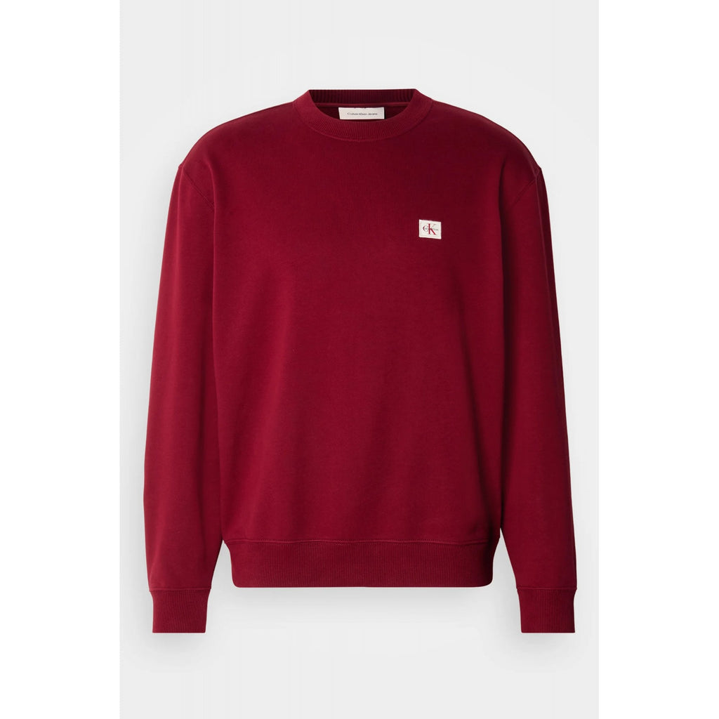 Calvin Klein Jeans | LV04RC273G Badge Logo Smooth Crew Sweat Top