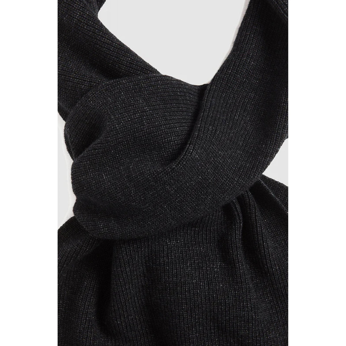 Lyle & Scott | SV2301A Plain Lambswool Blend Ribbed Scarf
