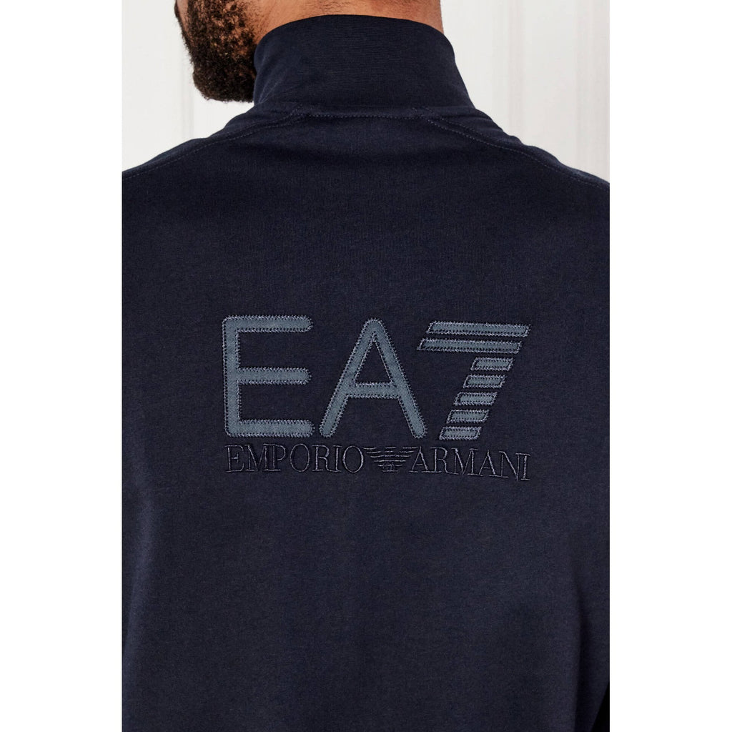 EA7 | Emporio Armani AF13512 0907 Train Visibility Lightweight Cotton Tracksuit Set - Navy
