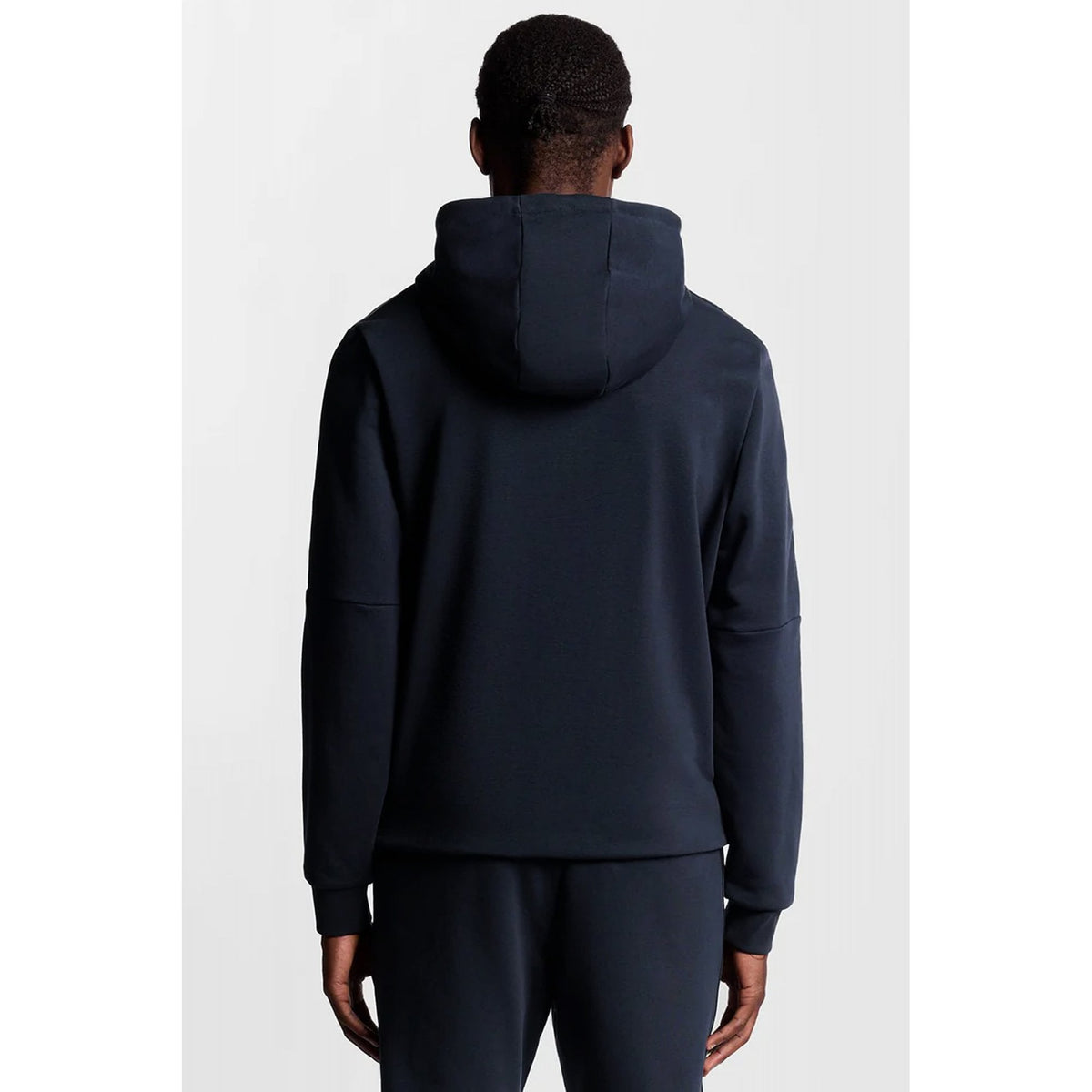 Lyle & Scott | ML2388SP Sports Reflect Tape Rubberised Logo Overhead Hood Top - Navy